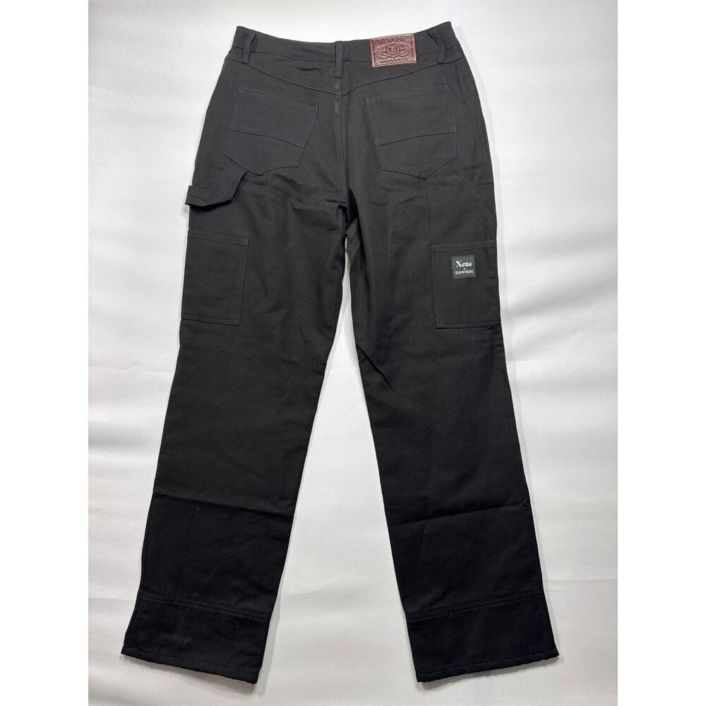 NWT Dawson Workwear Women's Xena Black Carpenter Work Pants - Size 30R (30x30) - Picture 2 of 6